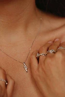 Pendant with Carat TW of Diamonds in 10kt White Gold with Chain