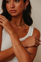 16″-18″ Duo Necklace in 10kt Yellow Gold with Chain