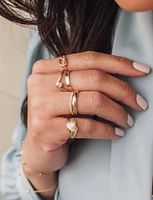 2.5MM Petite Cigar Band in 10kt Yellow Gold