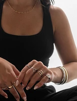 Rope Stacking Ring in 10kt Yellow Gold