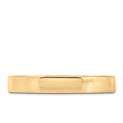 2.5MM Petite Cigar Band in 10kt Yellow Gold
