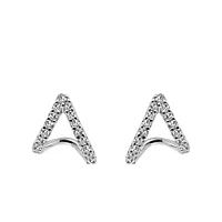 Earrings with Cubic Zirconia in Sterling Silver
