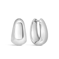 7-15MM Aria Hoop Earrings in Sterling Silver
