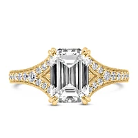 Engagement Ring with 2.75 Carat TW of Lab Created Diamonds in 14kt Yellow Gold