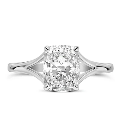 Solitaire Engagement Ring with Carat Lab Created Diamond in 14kt Gold