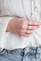 Diamond Ring with Carat TW in 10kt Yellow Gold