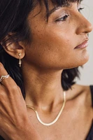 Dangling Star Chain Earrings with .03 Carat TW of Diamonds in 10kt Yellow Gold