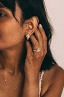 Earrings with .75 Carat TW of Diamonds in 10kt Yellow Gold
