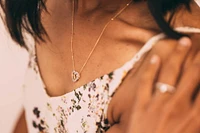 Heart Pendant with .25 Carat TW of Diamonds in 10kt Yellow Gold with Chain