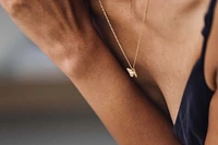 Butterfly Pendant in 10kt Yellow Gold with Chain