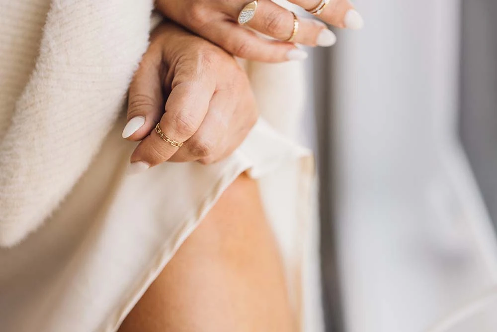 Chain Link Ring in 10kt Yellow Gold