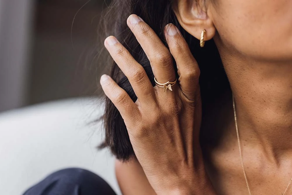 Butterfly Ring in 10kt Yellow Gold