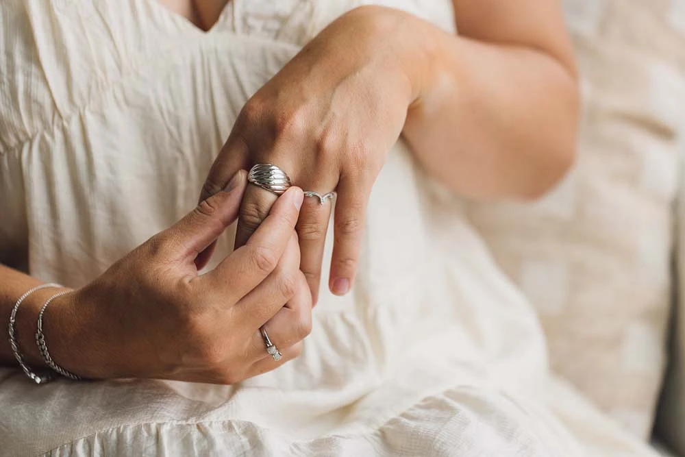 Bold Wave Ring in Sterling Silver