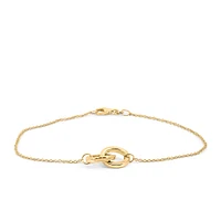 7.5″ Duo Bracelet in 10kt Yellow Gold