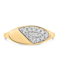 Diamond Ring with Carat TW in 10kt Yellow Gold