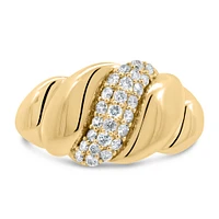 Ring with .33 Carat TW of Diamonds in 10kt Yellow Gold
