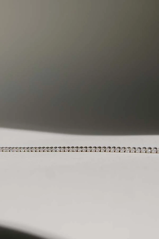 7.25″ Tennis Bracelet with 1.00 Carat TW of Lab Created Diamonds in 10kt White Gold