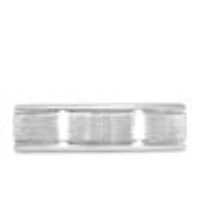 6MM Comfort Fit Wedding Band White Gold
