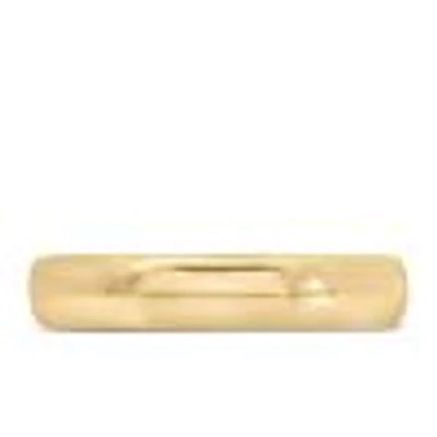 4.5MM Dome Comfort Fit Wedding Band Yellow Gold