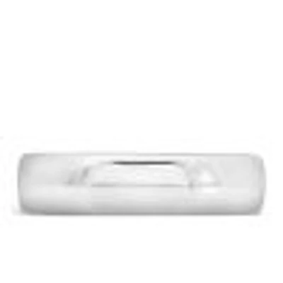 5.5MM Dome Comfort Fit Wedding Band White Gold
