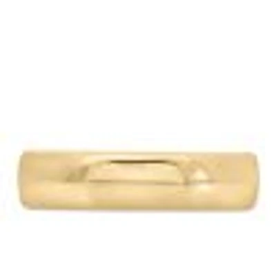 5.5MM Dome Comfort Fit Wedding Band Yellow Gold