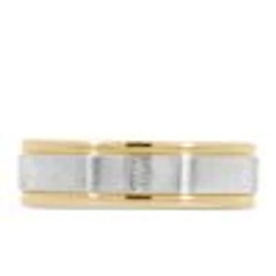 6MM Satin Finish Comfort Fit Wedding Band Yellow Gold