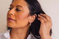 Infinity Earrings with .20 Carat TW of Diamonds in 10kt Yellow Gold