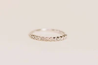 Ring with .16 Carat TW of Diamonds in 10kt White Gold
