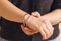 4.2MM Open Bangle in Sterling Silver
