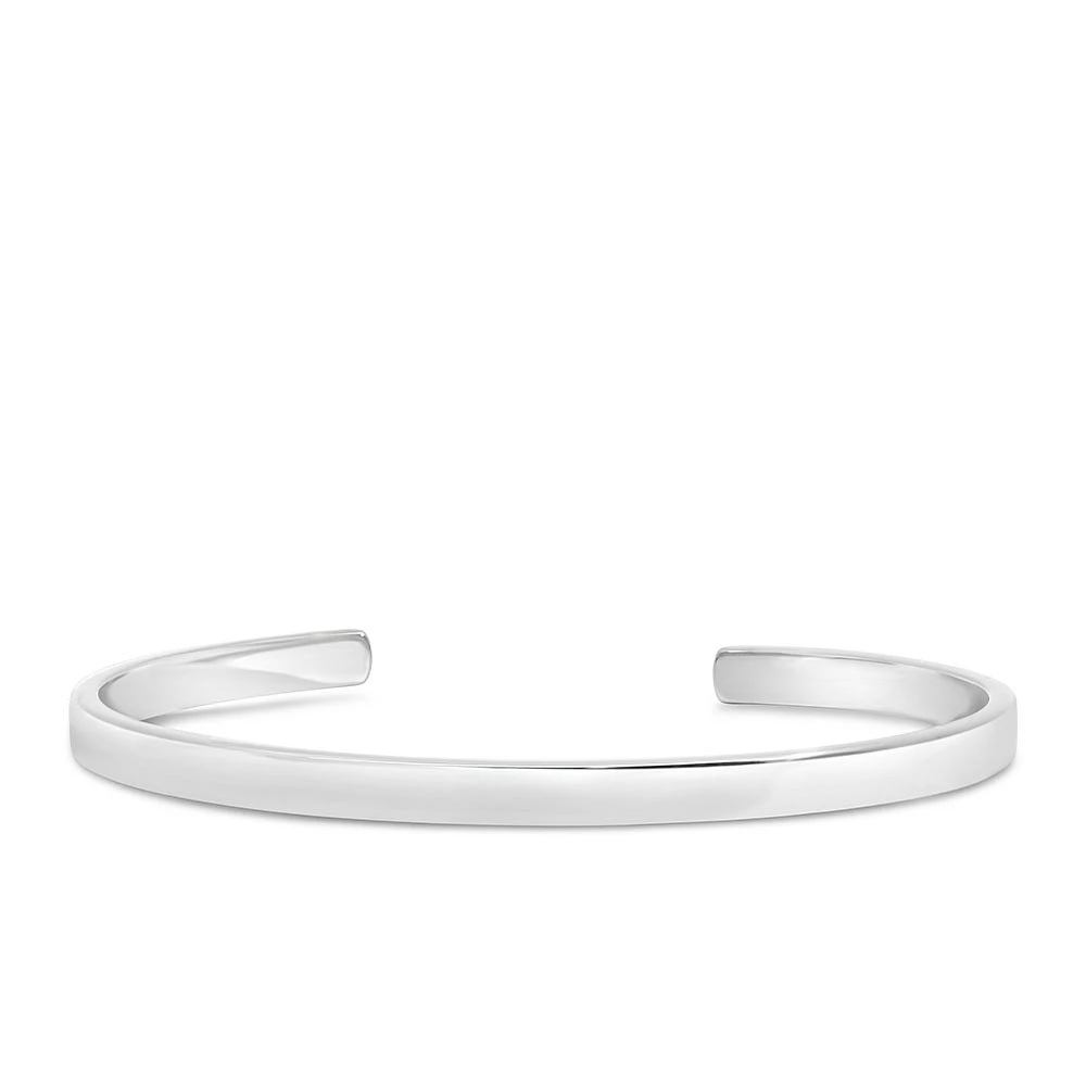 4.2MM Open Bangle in Sterling Silver