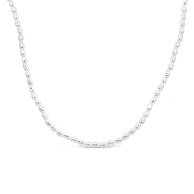 16″+2″ Freshwater Pearl Necklace in 10kt Yellow Gold