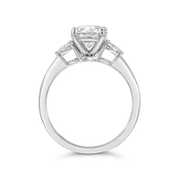 Round Brilliant Engagement Ring with Carat TW of Lab Created Diamonds in 14kt Gold