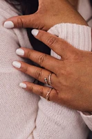 Infinity Ring with .20 Carat TW of Diamonds in 10kt White Gold