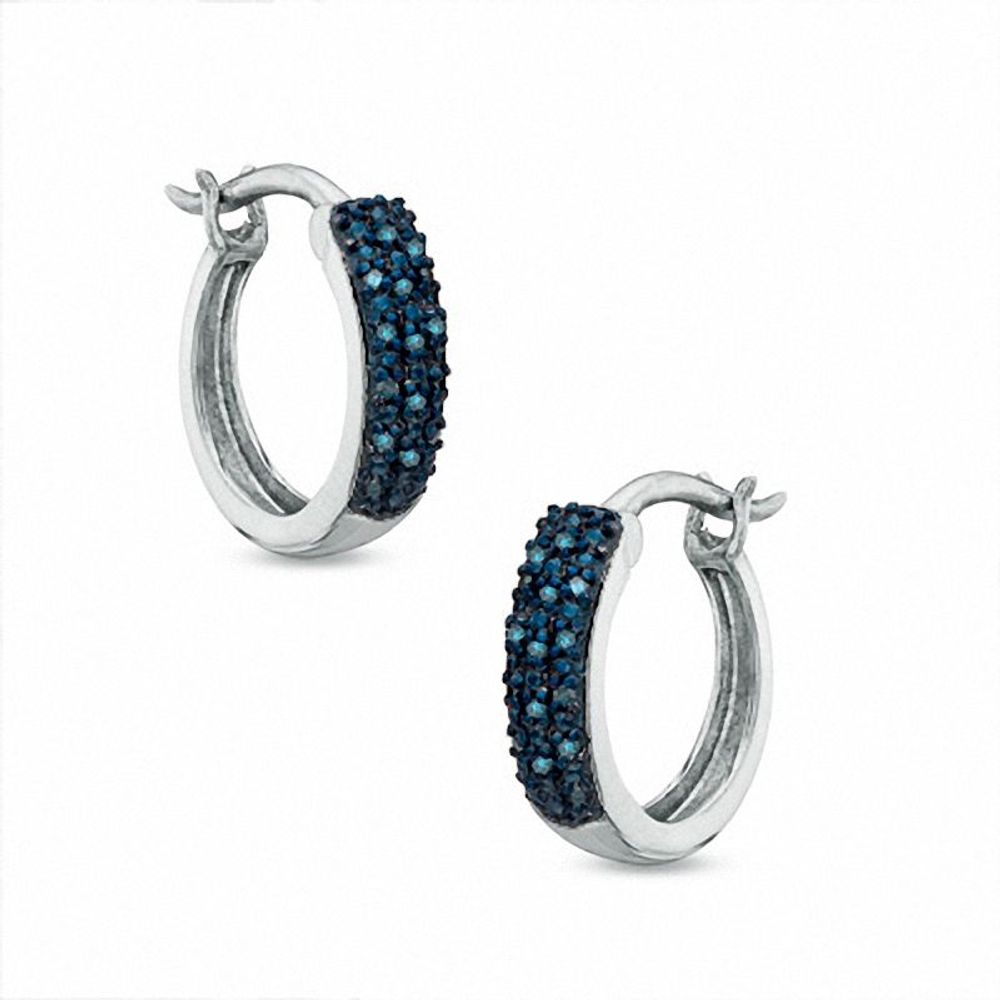 peoples diamond hoop earrings