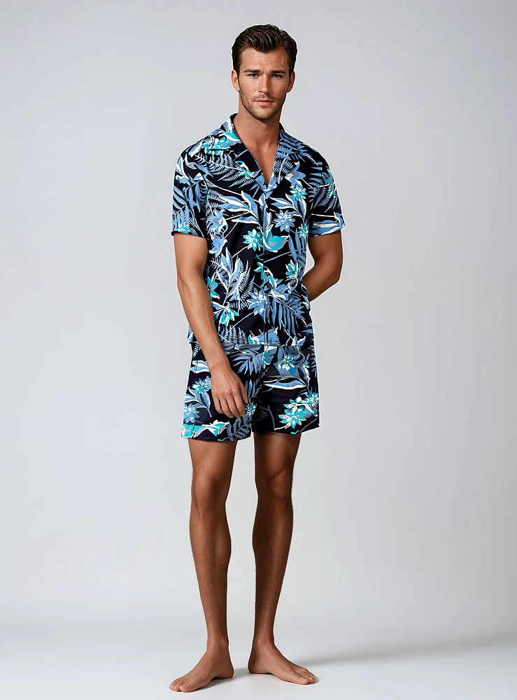 ZENO | Elastic Waist Stretch Swimshorts