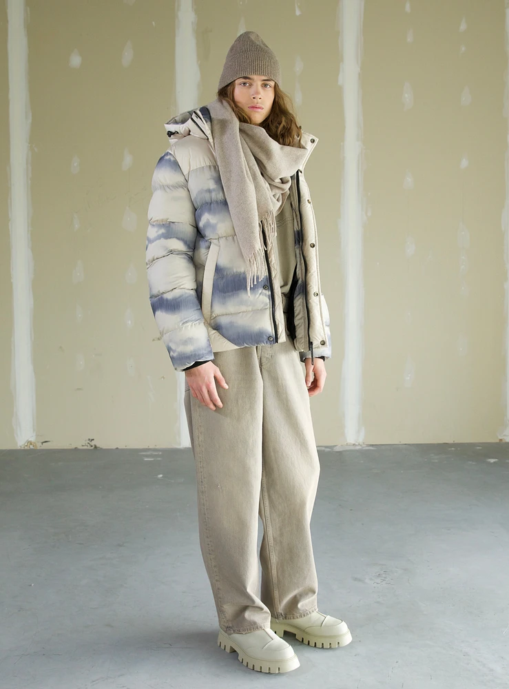 DOMITRI | Northern light dye printed Puffer