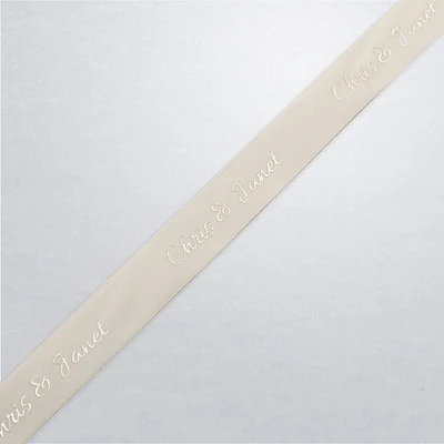 Assorted Chocolate Silver Favour, Personalized Ribbon