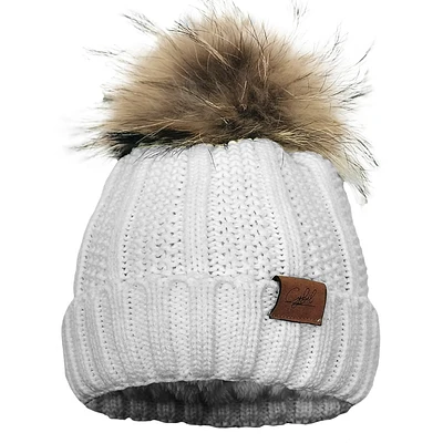 White beanie for women