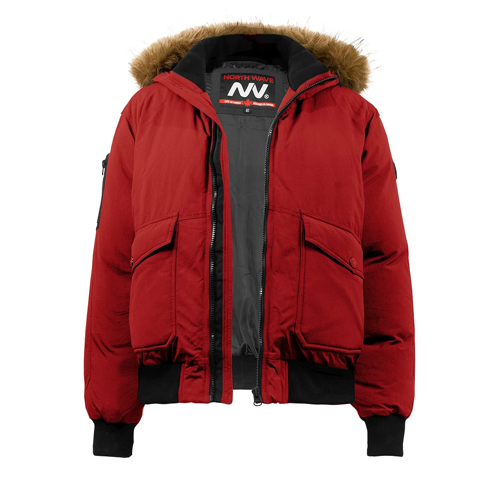 Red winter jacket NORTH WAVE for men