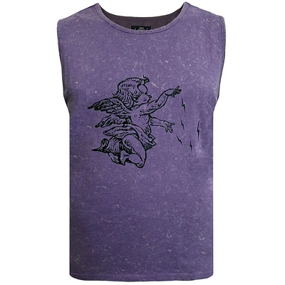 Purple tank top for men