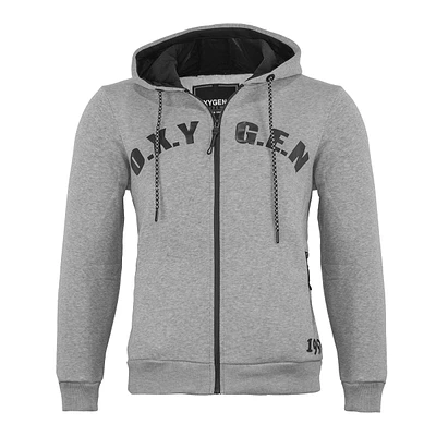 Oxygen grey Hood Zip for Women