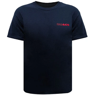 Black t-shirt Rad & Co for men