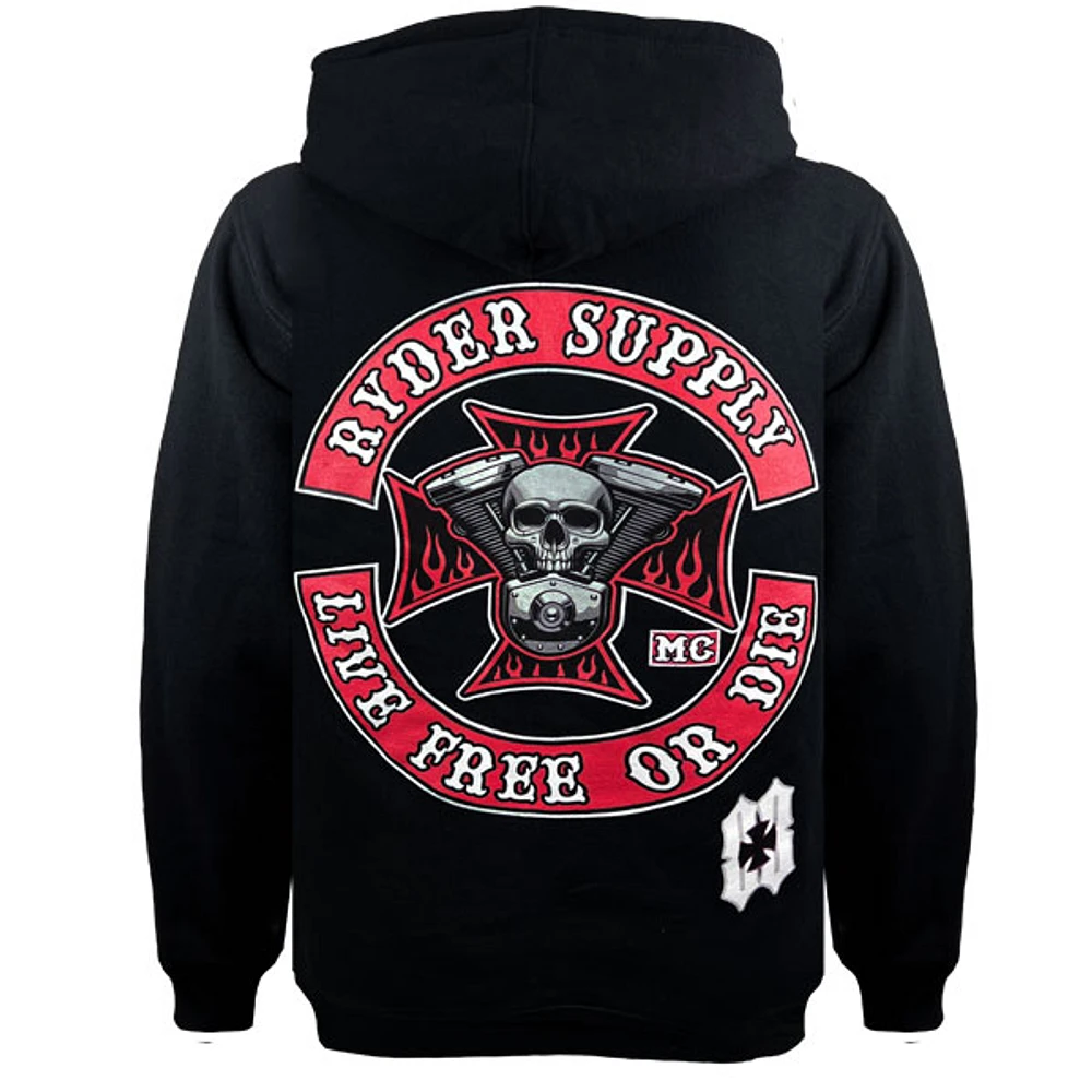 Black hoodie Ryder Supply for men