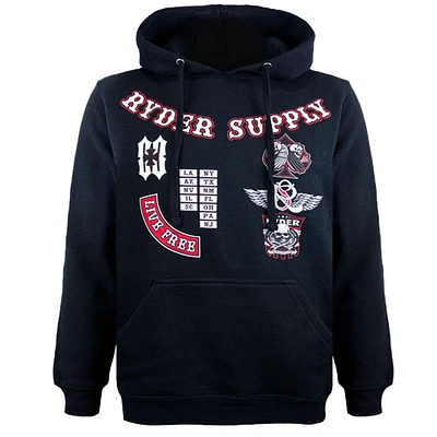 Black hoodie Ryder Supply for men