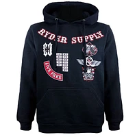 Black hoodie Ryder Supply for men