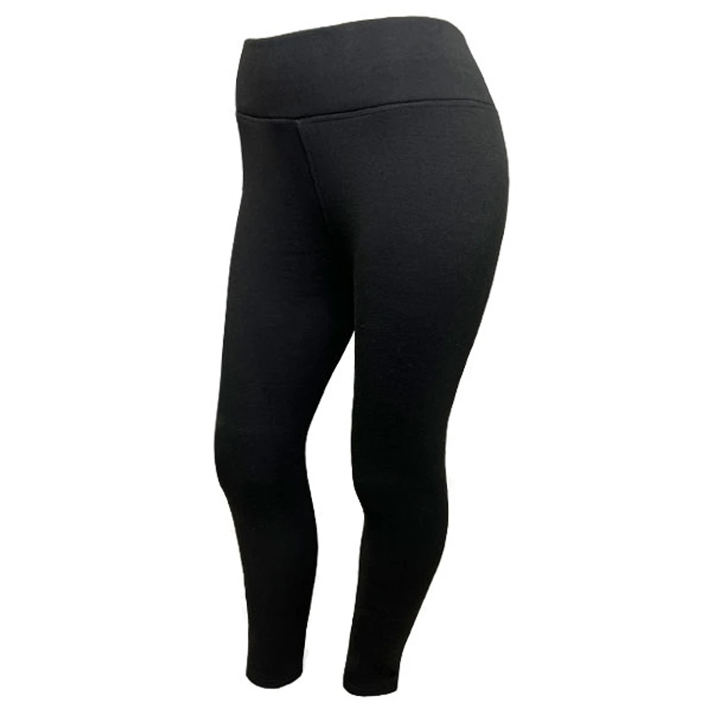 Black sherpa legging for women