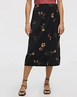 Wrap Midi Skirt