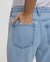Straight-Leg Mid-Rise Jean