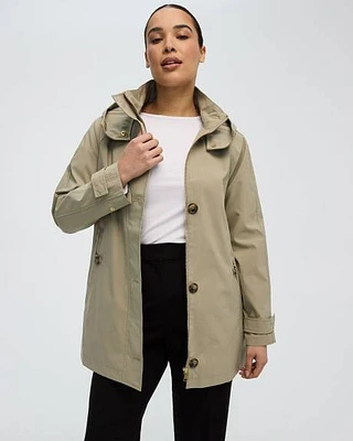 Manteau de pluie à capuchon