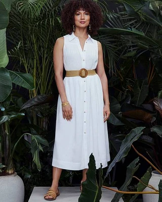 Robe chemise midi
